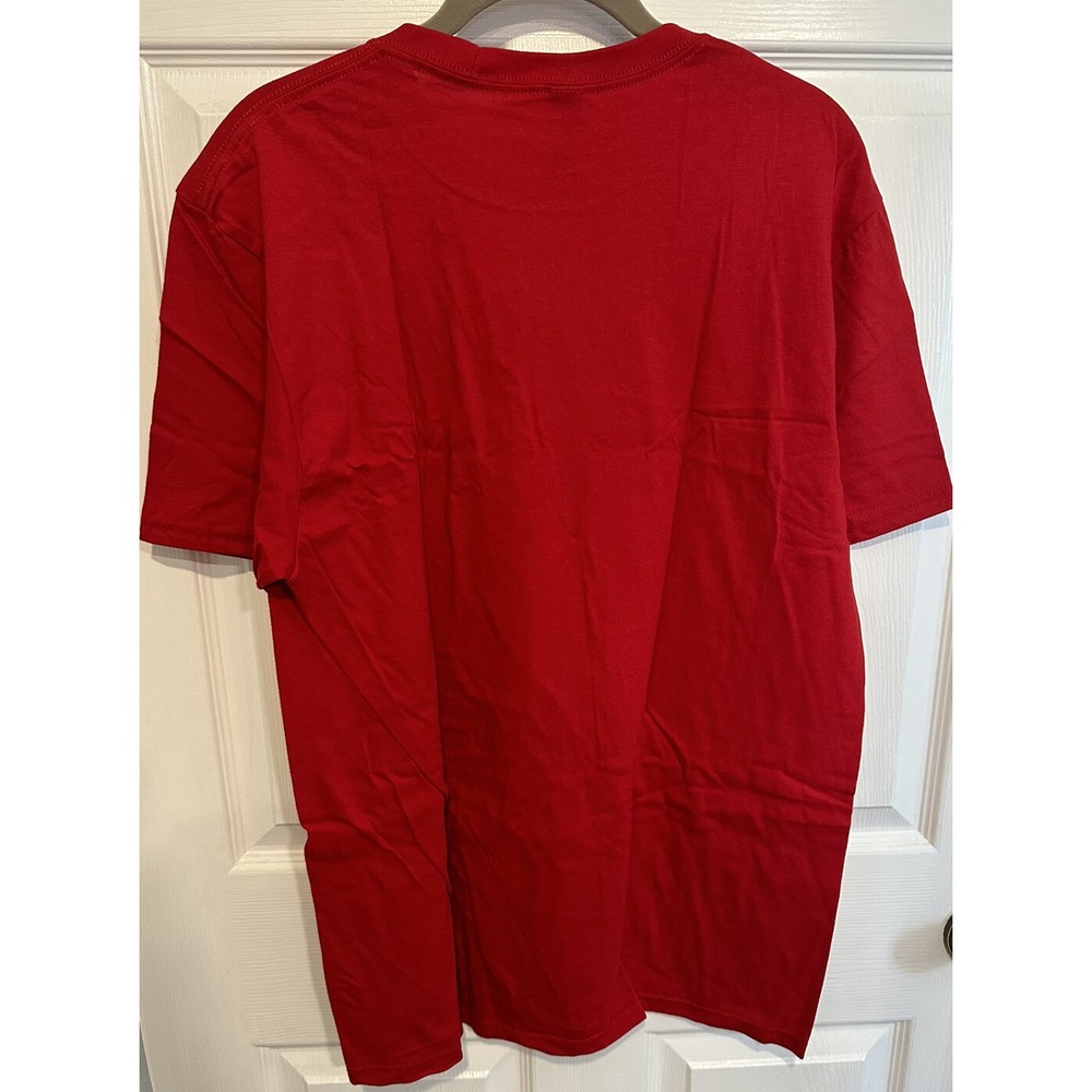 District Red Cotton Louisiana Target Logo Graphic T-Shirt‎ New Large - Picture 2 of 4